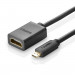 Ugreen HDMI to micro HDMI Adapter 4K 60Hz - адаптер мъжко microHDMI към женско HDMI (черен) 5