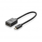 Ugreen HDMI to micro HDMI Adapter 4K 60Hz - адаптер мъжко microHDMI към женско HDMI (черен)