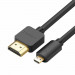 Ugreen HDMI to micro HDMI cable 2.0v 4K 60Hz - HDMI към microHDMI кабел (100 см) (черен) 1