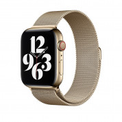Apple Milanese Loop Stainless Steel for Apple Watch 42mm, 44mm, 45mm, Ultra 49mm (gold) (bulk)