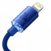 Baseus Crystal Shine USB-C to Lightning Cable PD 20W (CAJY000203) - USB-C към Lightning кабел за Apple устройства с Lightning порт (120 см) (тъмносин) 5