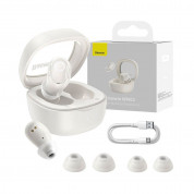 Baseus Bowie WM02 TWS In-Ear Bluetooth Earbuds (NGTW180002) - безжични блутут слушалки със зареждащ кейс (бял) 7