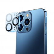 Baseus 2x Camera Lens Protector (SGQK000802) - предпазни стъклени защитни покрития за камерата на iPhone 14 Pro, iPhone 14 Pro Max (2 броя) (прозрачен)