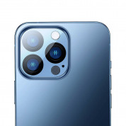 Baseus 2x Camera Lens Protector (SGQK000802) - предпазни стъклени защитни покрития за камерата на iPhone 14 Pro, iPhone 14 Pro Max (2 броя) (прозрачен) 2