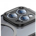 Baseus Glitter MagSafe Hybrid Protection Set - хибриден удароустойчив кейс с MagSafe и стъклено защитно покритие за дисплея на iPhone 14 Pro Max (черен-прозрачен) 4