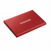Samsung Portable SSD T7 500GB USB 3.2 - преносим външен SSD диск 500GB (червен)	