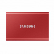 Samsung Portable SSD T7 500GB USB 3.2 - преносим външен SSD диск 500GB (червен)	 4