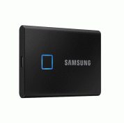 Samsung Portable SSD T7 Touch 2TB USB 3.2 - преносим външен SSD диск 2TB с пръстов отпечатък и парола за сигурност (черен)	
