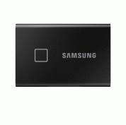 Samsung Portable SSD T7 Touch 2TB USB 3.2 - преносим външен SSD диск 2TB с пръстов отпечатък и парола за сигурност (черен)	 3