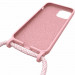 Artwizz HangOn Silicone Case - силиконов (TPU) калъфс с връзка за носене за iPhone 12, iPhone 12 Pro (розов)  8