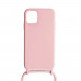 Artwizz HangOn Silicone Case - силиконов (TPU) калъфс с връзка за носене за iPhone 12, iPhone 12 Pro (розов)  5