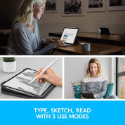 Logitech Slim Keyboard Folio Pro - безжична клавиатура, кейс и поставка за iPad Pro 11 M2 (2022), iPad Pro 11 M1 (2021), iPad Pro 11 (2020), iPad Pro 11 (2018) (черен) 3