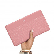 Logitech Keys-To-Go Ultrathin Bluetooth Keyboard UK - безжична клавиатура за компютри и мобилни устройства (розов) 3