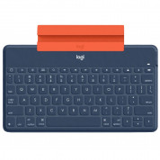 Logitech Keys-To-Go Ultrathin Bluetooth Keyboard UK - безжична клавиатура за компютри и мобилни устройства (син) 4