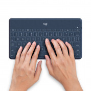 Logitech Keys-To-Go Ultrathin Bluetooth Keyboard UK - безжична клавиатура за компютри и мобилни устройства (син) 2