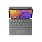 Logitech Folio Touch US - безжична клавиатура и тракпад, с кейс и поставка за iPad Air 5 (2022), iPad Air 4 (2020) (сив) 1