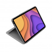 Logitech Folio Touch US - безжична клавиатура и тракпад, с кейс и поставка за iPad Air 5 (2022), iPad Air 4 (2020) (сив) 2