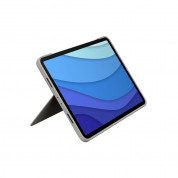 Logitech Combo Touch UK - безжична клавиатура с тракпад и отделящ се кейс с поставка за iPad Pro 11 M2 (2022), iPad Pro 11 M1 (2021), iPad Pro 11 (2020), iPad Pro 11 (2018) (бежов) 2