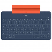 Logitech Keys-To-Go Ultrathin Bluetooth Keyboard US - безжична клавиатура за компютри и мобилни устройства (син) 4