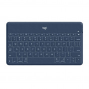 Logitech Keys-To-Go Ultrathin Bluetooth Keyboard US - безжична клавиатура за компютри и мобилни устройства (син)