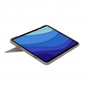 Logitech Combo Touch UK - безжична клавиатура с тракпад и отделящ се кейс с поставка за iPad Pro 12.9 M2 (2022), iPad Pro 12.9 M1 (2021) (бежов) 3