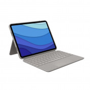 Logitech Combo Touch US - безжична клавиатура с тракпад и отделящ се кейс с поставка за iPad Pro 11 M2 (2022), iPad Pro 11 M1 (2021), iPad Pro 11 (2020), iPad Pro 11 (2018) (бежов)