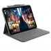 Logitech Slim Keyboard Folio UK - безжична клавиатура, кейс и поставка за iPad 10 (2022) (сив) 1