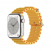 Next One H2O Silicone Band - силиконова каишка за Apple Watch 38мм, 40мм, 41мм (жълт)