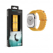 Next One H2O Silicone Band - силиконова каишка за Apple Watch 38мм, 40мм, 41мм (жълт) 3