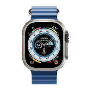 Next One H2O Silicone Band - силиконова каишка за Apple Watch 42мм, 44мм, 45мм, Ultra 49мм (син) 2