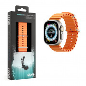 Next One H2O Silicone Band - силиконова каишка за Apple Watch 42мм, 44мм, 45мм, Ultra 49мм (оранжев) 6