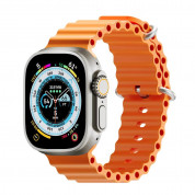 Next One H2O Silicone Band - силиконова каишка за Apple Watch 42мм, 44мм, 45мм, Ultra 49мм (оранжев)