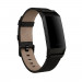 Fitbit Charge 4 Accessory Band Leather Small - кожена каишка от естествена кожа за Fitbit Versa (черен)  3
