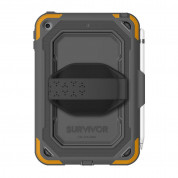 Griffin Survivor All Terrain Case V2 - защита от най-висок клас за iPad mini 5 (2019) (сив-оранжев)  3