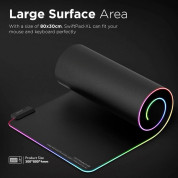 Vertux SwiftPad XL RGB Extended Gaming Mouse Pad (black) 3