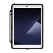 Griffin Survivor All Terrain Case - защита от най-висок клас за iPad 9 (2021), iPad 8 (2020), iPad 7 (2019) (черен-прозрачен)  3