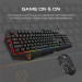 Vertux Vendetta Backlit Ergonomic Wired Gaming Keyboard & Mouse - комплект геймърска клавиатура с LED подсветка и мишка (за PC) (черен) 4