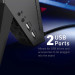 Vertux Zulu 4-in-1 Integrated Gaming Headset Stand - мултифункционална поставка за слушалки с USB изходи (черен) 2