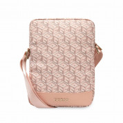Guess PU G Cube Tablet Bag 10 - дизайнерска чанта с презрамка за таблети до 10 инча (розов)
