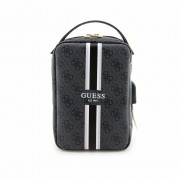 Guess PU 4G Printed Stripes Travel Universal Bag - дизайнерска чанта (органайзер) за мобилни устройства и аксесоари (черен) 1