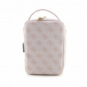 Guess PU 4G Printed Stripes Travel Universal Bag - дизайнерска чанта (органайзер) за мобилни устройства и аксесоари (розов) 1