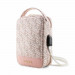 Guess PU G Cube Travel Universal Bag - дизайнерска чанта (органайзер) за мобилни устройства и аксесоари (розов) 1