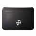 Karl Lagerfeld Saffiano Karl and Choupette NFT Sleeve 14 - дизайнерски кожен калъф за MacBook и преносими компютри до 14 инча (черен) 2
