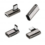 4smarts USB-C OTG Adapter Set - коммплект USB-C към USB-C адаптери за мобилни устройства с USB-C порт (4 броя) (сребрист)