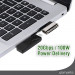 4smarts USB-C OTG Adapter Set - коммплект USB-C към USB-C адаптери за мобилни устройства с USB-C порт (4 броя) (сребрист) 7