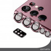 4smarts StyleGlass Camera Lens Protector 4 Pack - 4 комплекта предпазни стъклени лещи за камерата на Samsung Galaxy S23 Ultra (различни цветове) 3