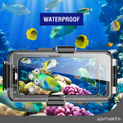 4smarts Active Pro Waterproof Case Dive Pro - универсален професионален водоустойчив калъф (до 20 метра) за Apple iPhone с Lightning (черен) 4