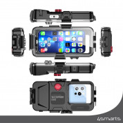 4smarts Active Pro Waterproof Case Dive Pro - универсален професионален водоустойчив калъф (до 20 метра) за Apple iPhone с Lightning (черен) 3