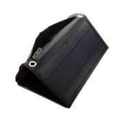 4smarts VoltSolar Foldable Solar Panel 21W With 10000mAh Power Bank Set - комплект външна батерия и сгъваем соларен панел, зареждащ вашето устройство директно от слънцето (черен) 5