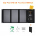 4smarts VoltSolar Foldable Solar Panel 21W With 10000mAh Power Bank Set - комплект външна батерия и сгъваем соларен панел, зареждащ вашето устройство директно от слънцето (черен) 1